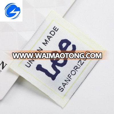 Top quality good design clothes woven labels manufacture label clothing woven label